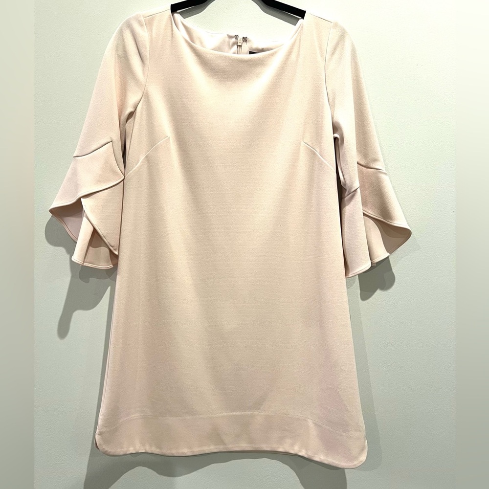 Vince Camuto Blush Pink Bell Sleeve Dress